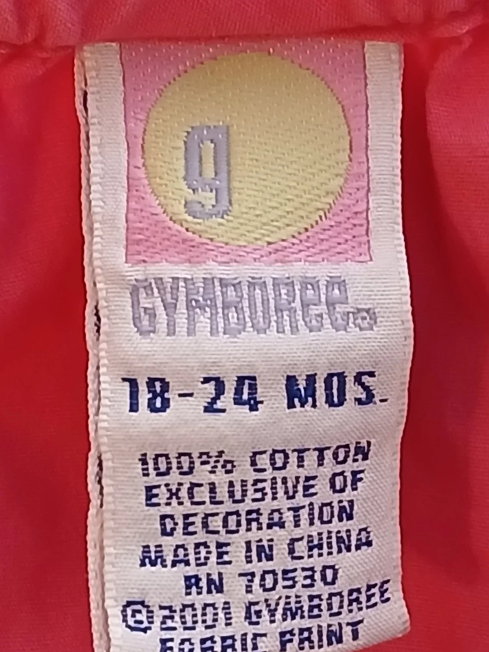 Gymboree Fruit Punch Girls 18-24 Months Top